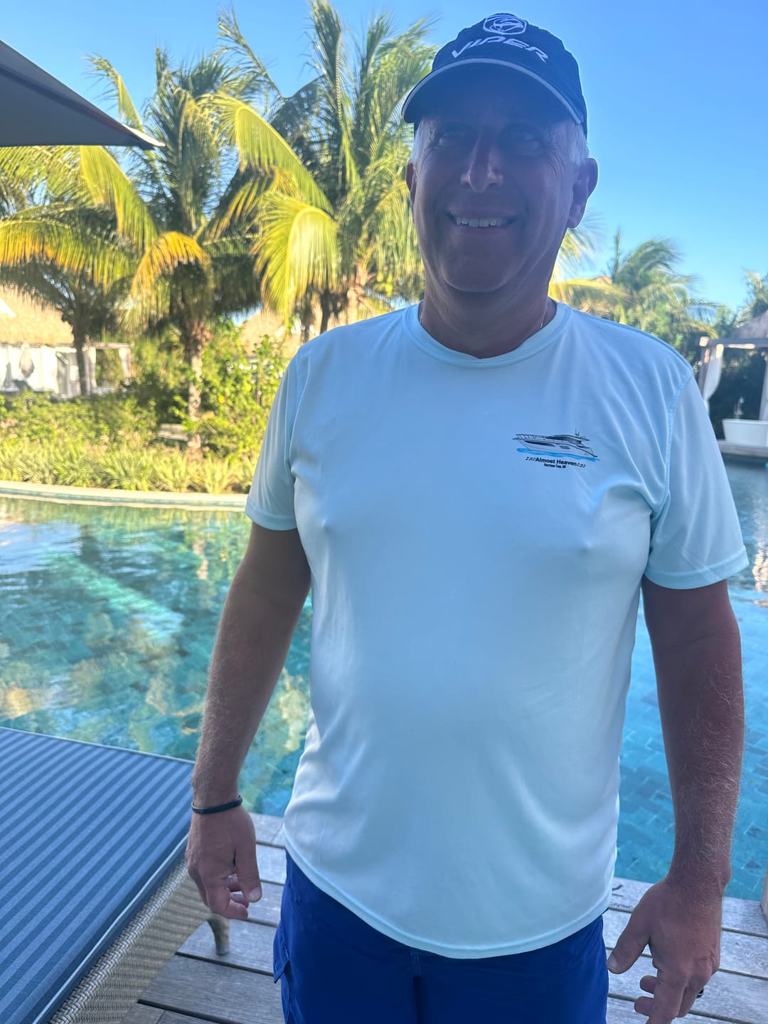 Customer photo review of Dri-Fit Custom Boat Shirts - Short Sleeve