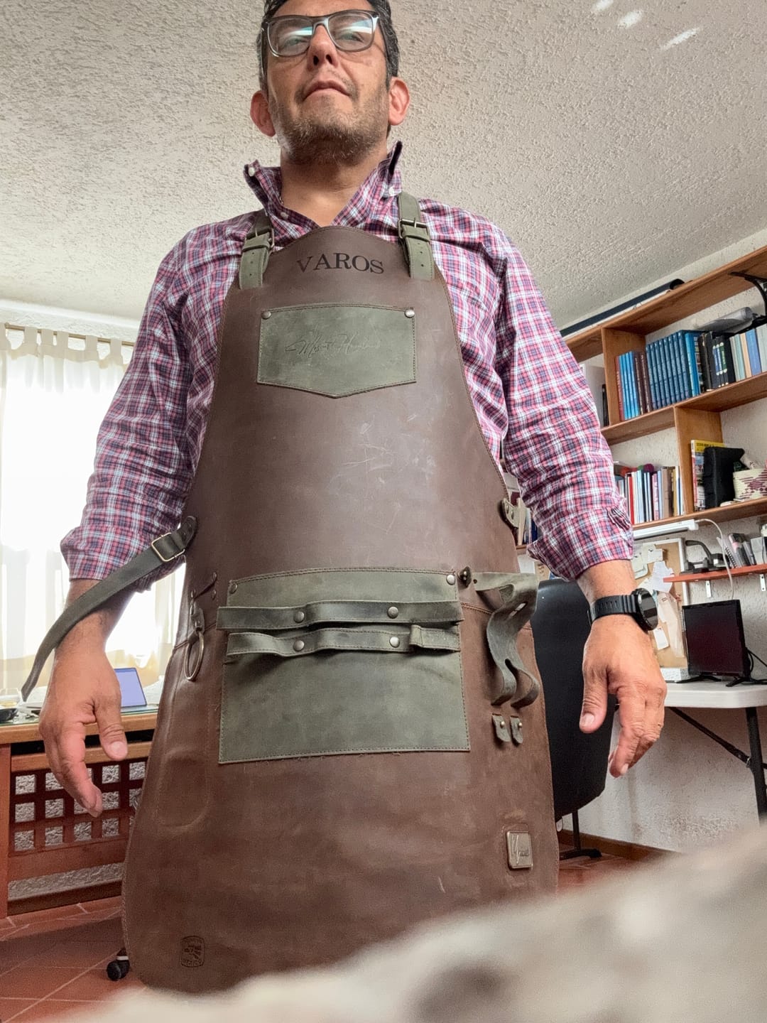 Customer photo review of Mandil Parrillero T-Bone