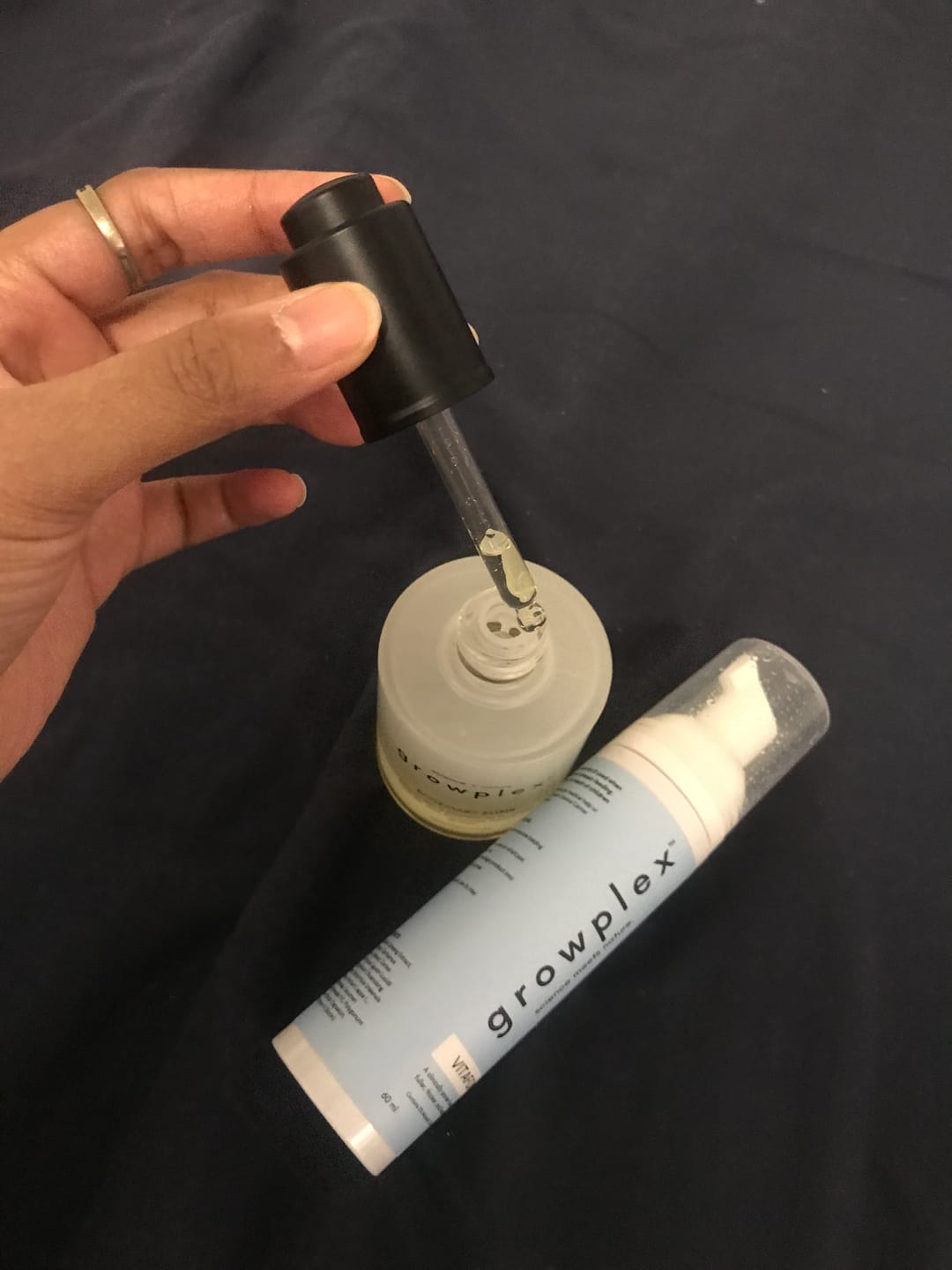 Customer photo review of Rosemary Elixir - 100% Natural Hair Loss Solution