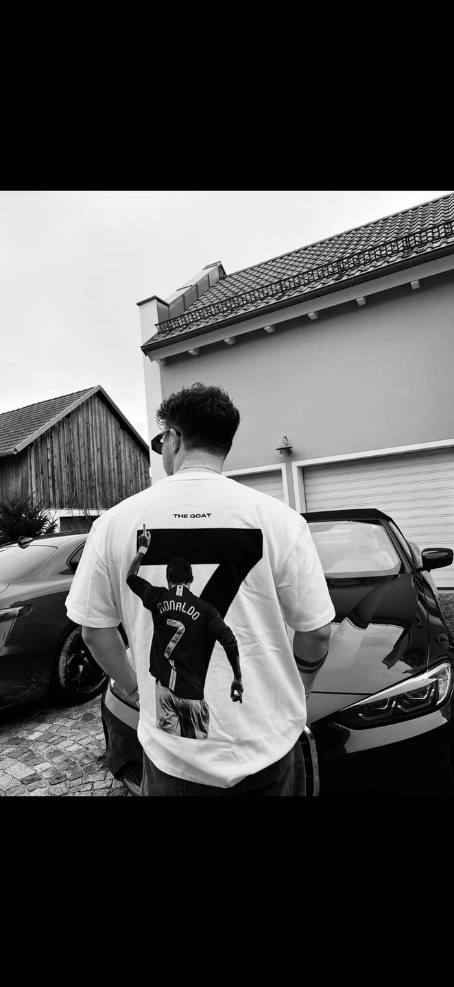 Customer photo review of CRISTIANO THE GOAT TEE
