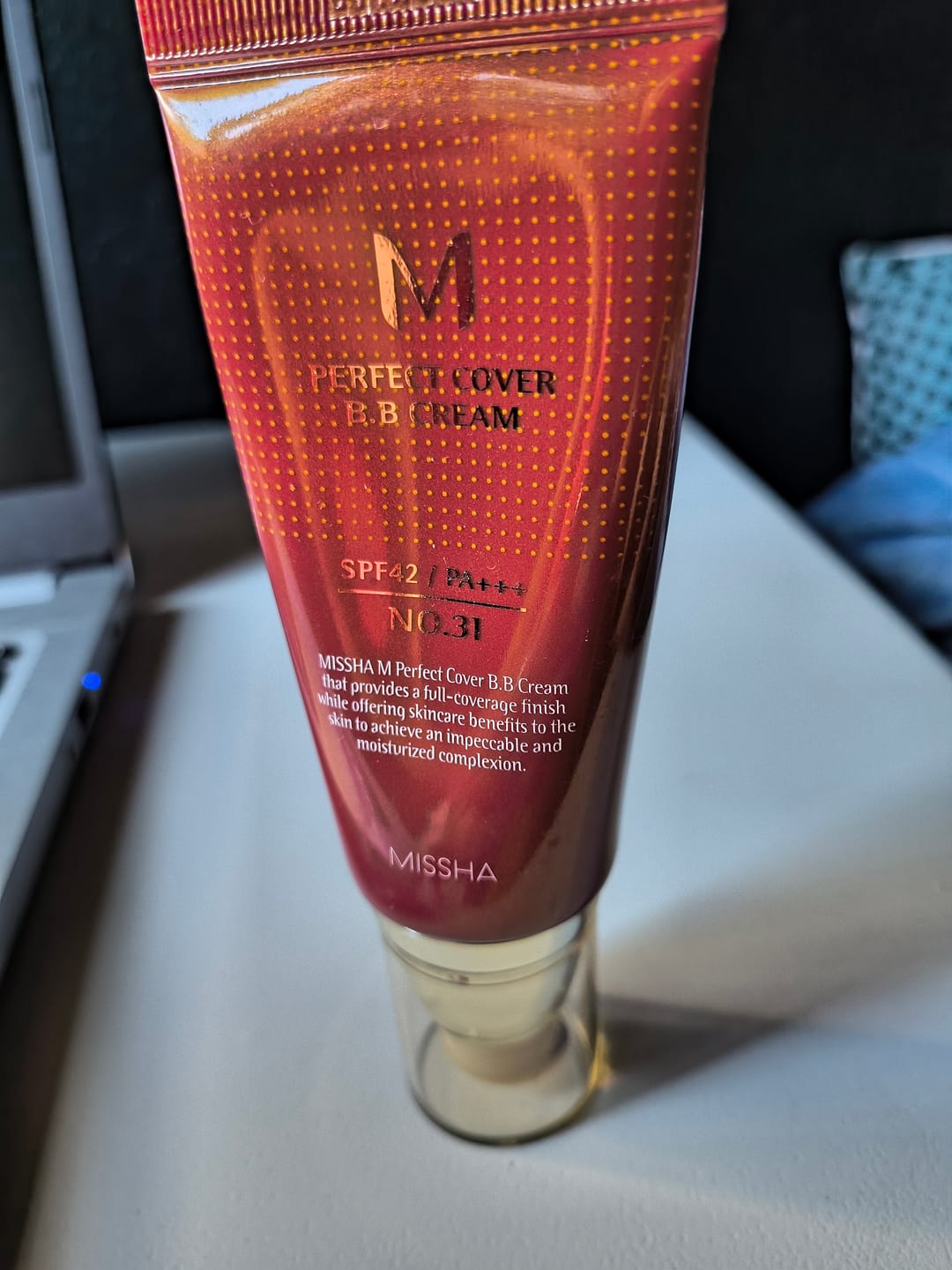 Customer photo review of MISSHA M Perfect Cover BB Cream SPF 42 PA+++
