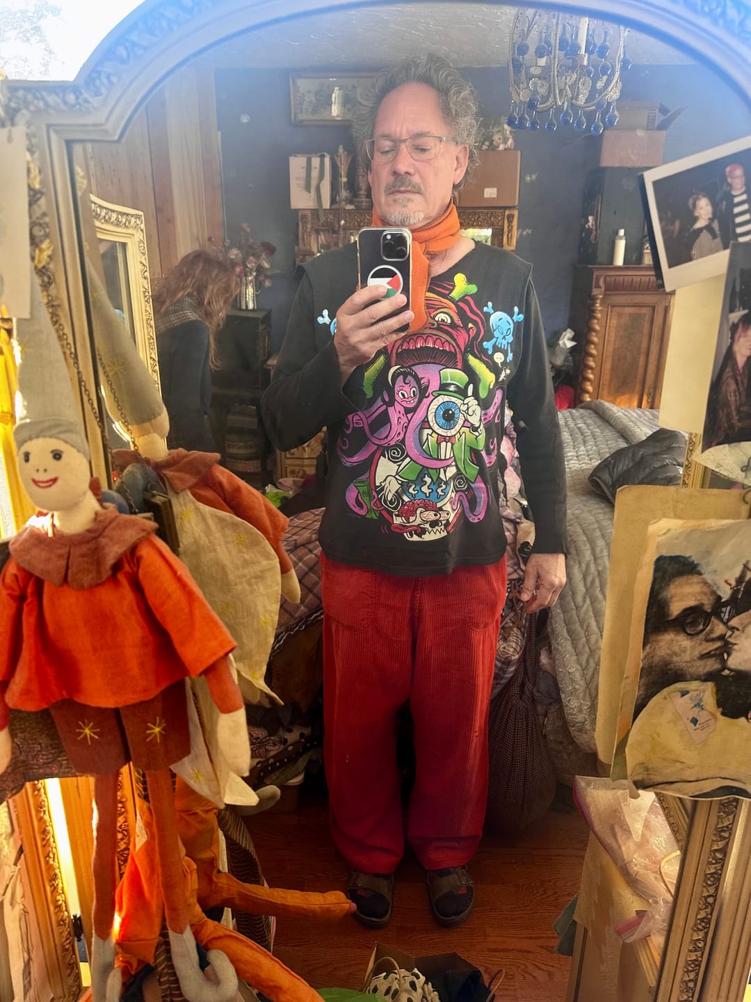Customer photo review of Relaxed Fit 033 • Terracotta Corduroy