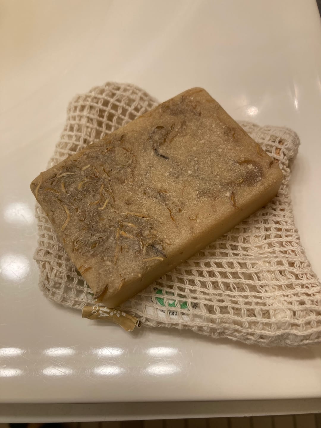 Customer photo review of SEAMOSS PEACH MANGO SOAP