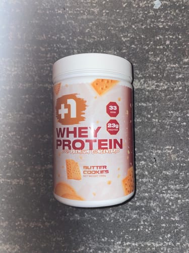 Customer photo review of +1© Whey Protein Concentrate (1kg)