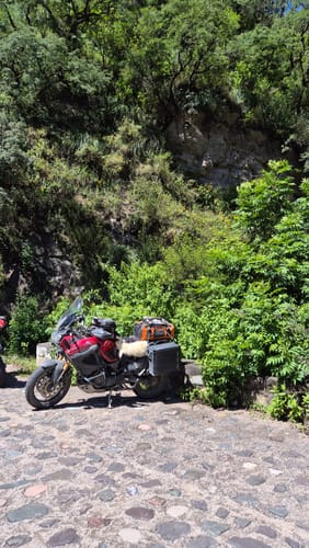 Customer photo review of D20 Rigid Core Dry Saddle Bags 3.0