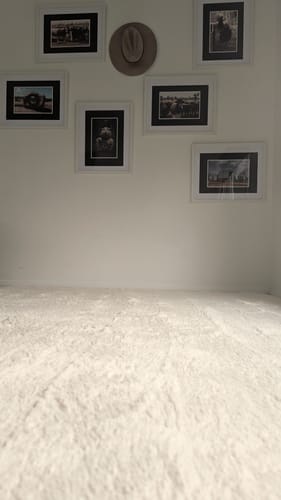 Customer photo review of Deluxe Shaggy Relax Mat - 35mm Memory Foam