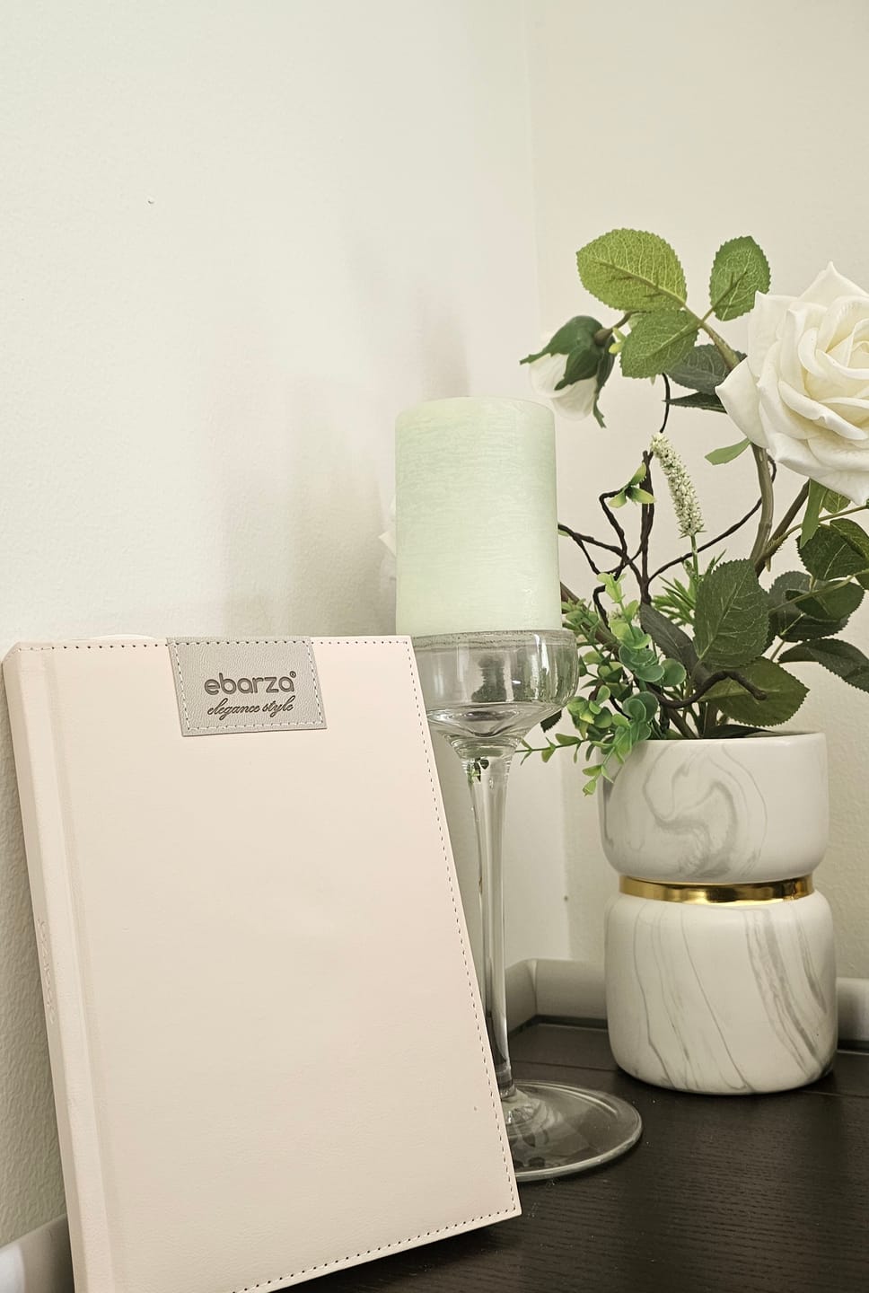 Customer photo review of ebarza Elegance Style Logo Diary/Book 25-53 - Beige