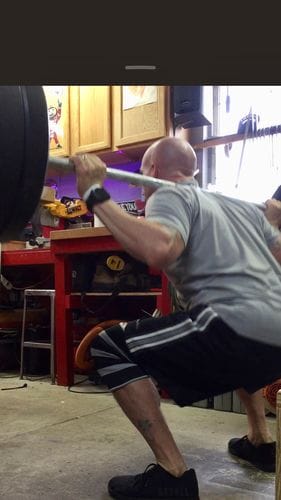 Customer photo review of Triple Ply Knee Sleeves