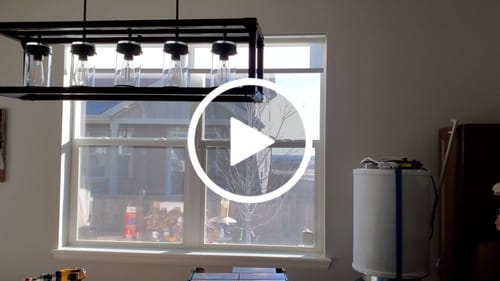 Customer video review of SmartWings Motorized Light Filtering Roller Shades 70% Blackout Essential