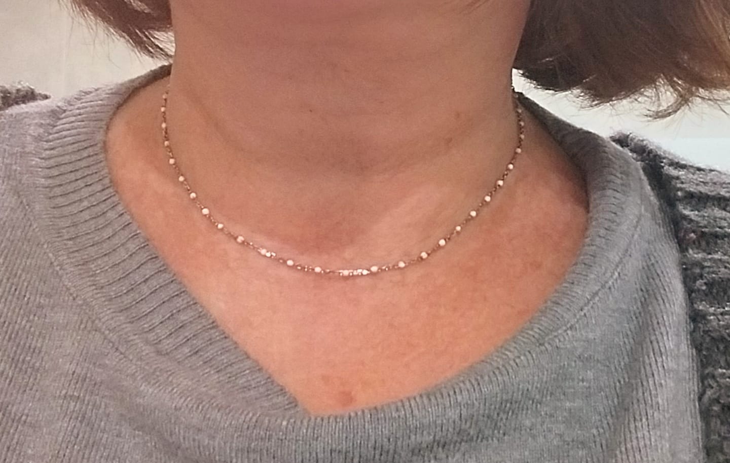 Customer photo review of Collar Coco Lace