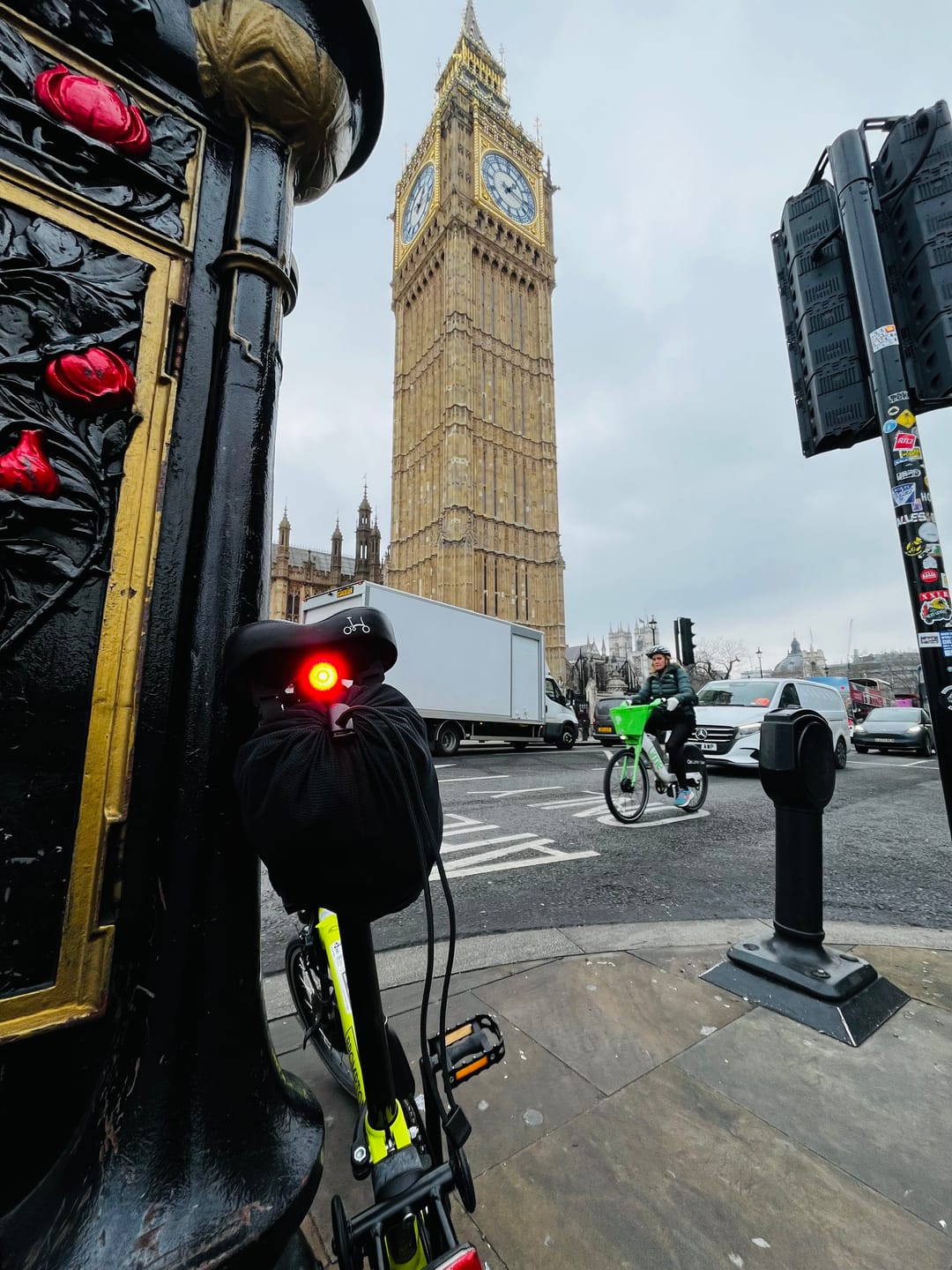 Customer photo review of TraceR Bolt-On Brompton Rear Bracket