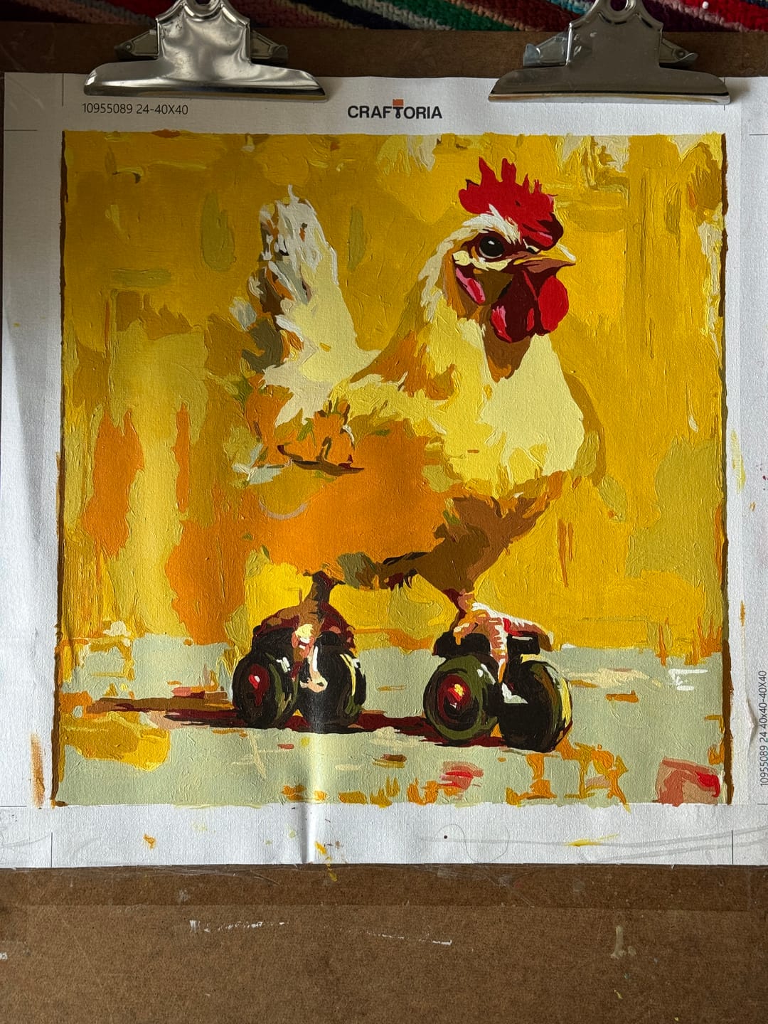 Customer photo review of Roller Skating Chicken