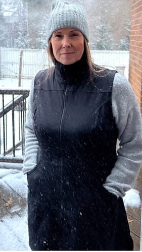 Customer photo review of Carefree Extra Long Vest