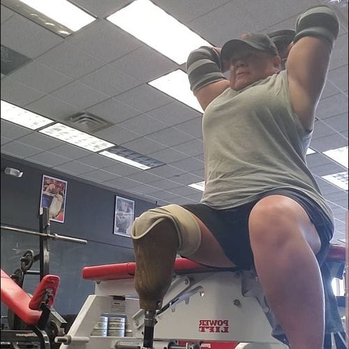 Customer photo review of Triple Ply Elbow Sleeves
