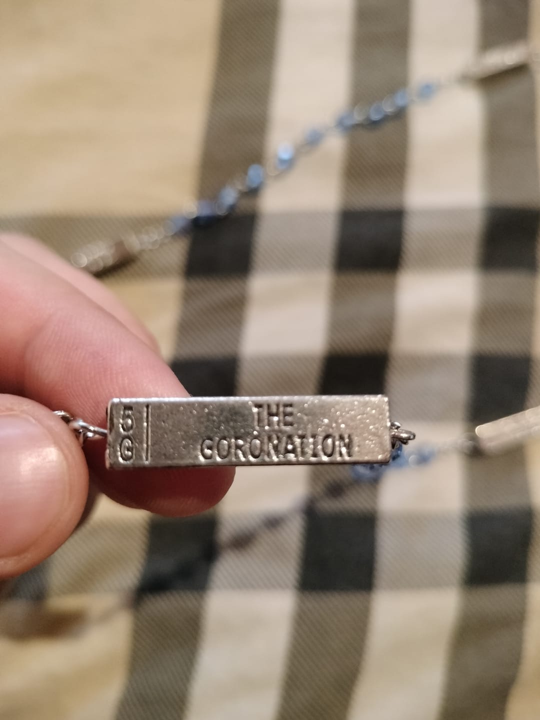 Customer photo review of FREE Today: Crucifixion Crystal Rosary