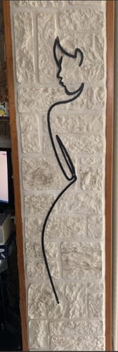 Customer photo review of Décoration Murale en Métal - Élégance minimaliste