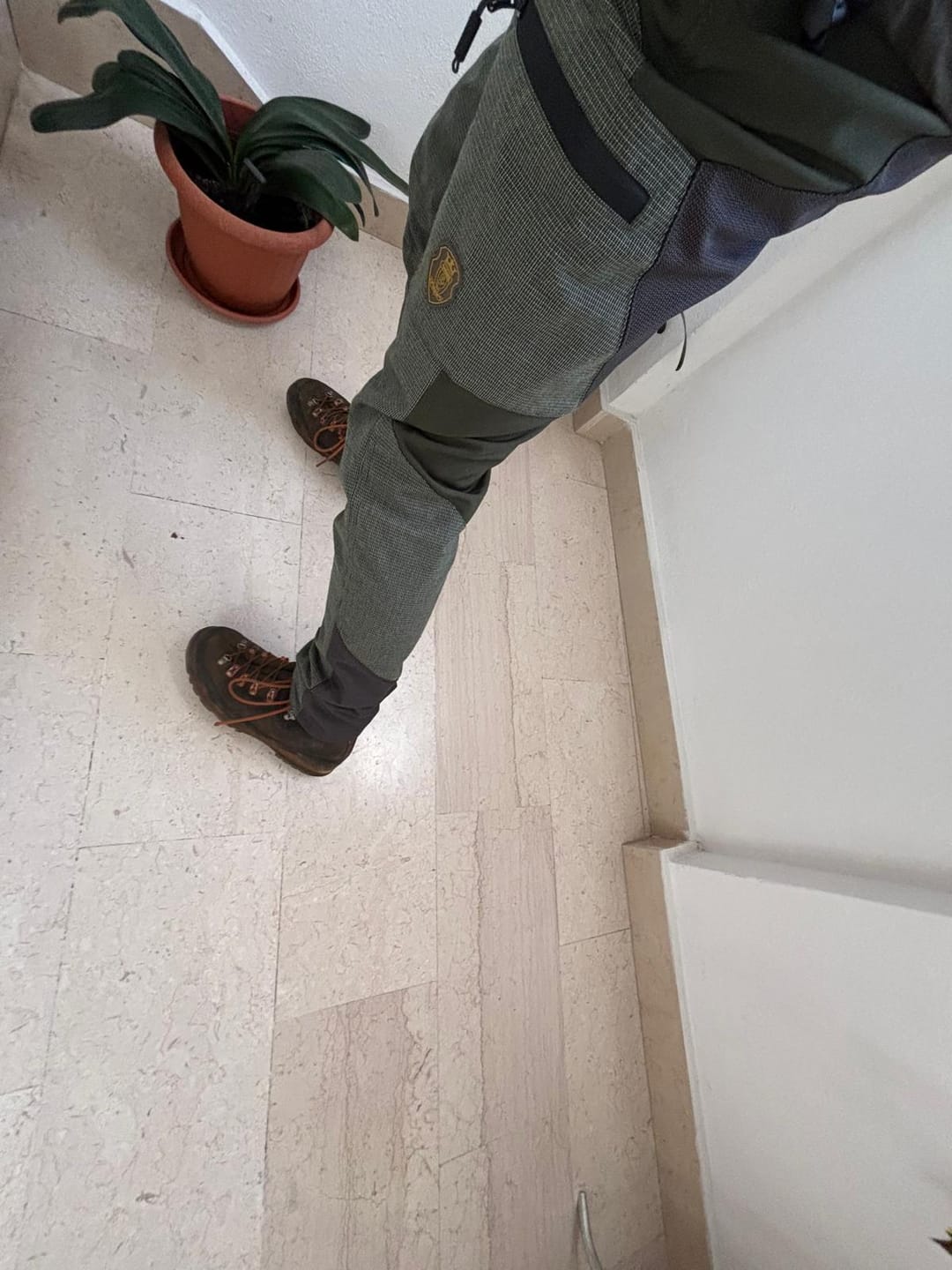 Customer photo review of Pantalone Vient Softshell VP01 New Verde