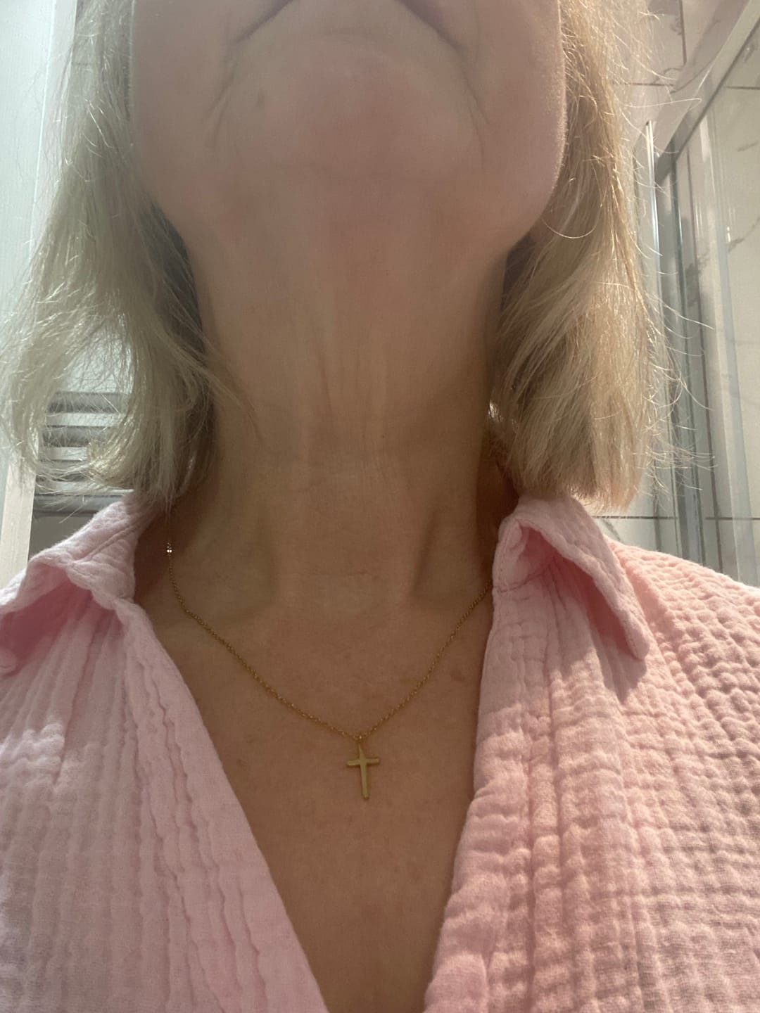 Customer photo review of Cross Necklace