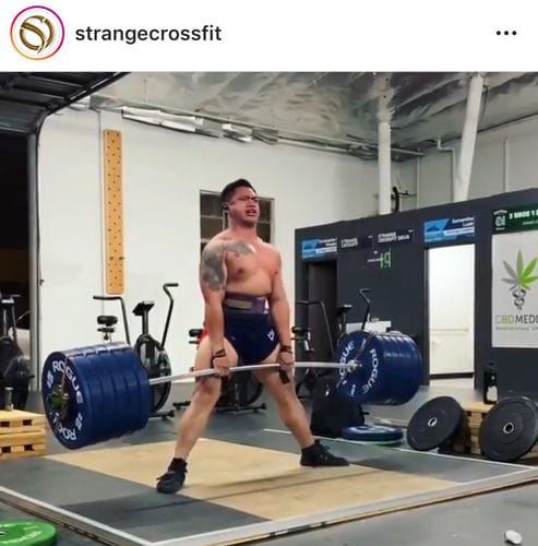 Customer photo review of Bastard Deadlift Bar - Black Chrome Shaft