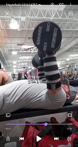 Customer photo review of Triple Ply Elbow Sleeves