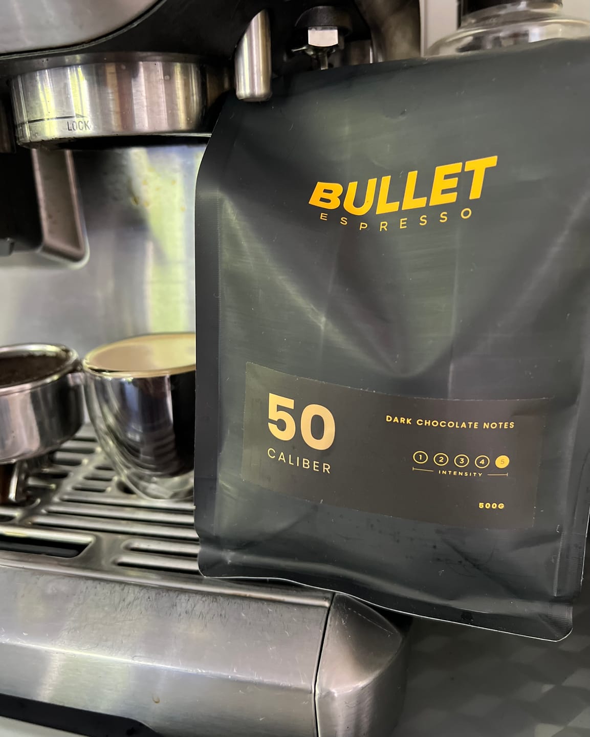 Customer photo review of 50 Caliber Coffee Beans