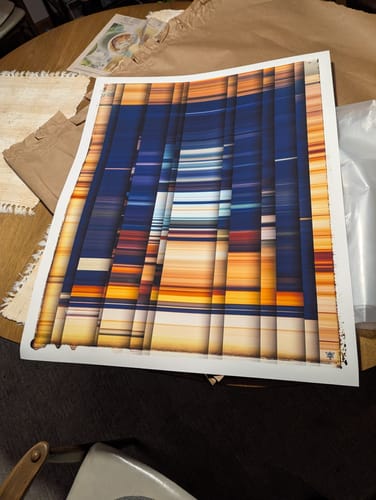 Customer photo review of 24x30 Giclee Fine Art Prints