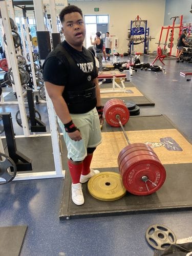 Customer photo review of Black Singlet, Unisex – IPF Approved