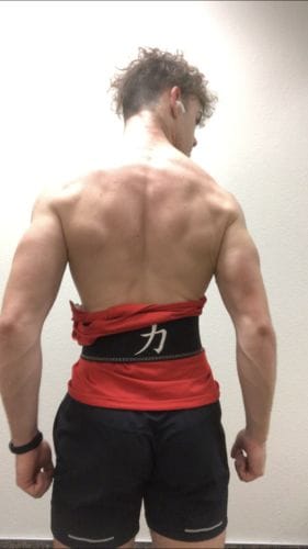 Customer photo review of Double Prong Belt, All Black, 10MM - IPF Approved
