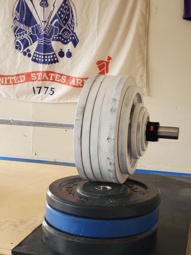 Customer photo review of Bastard Deadlift Bar - Black Chrome Shaft