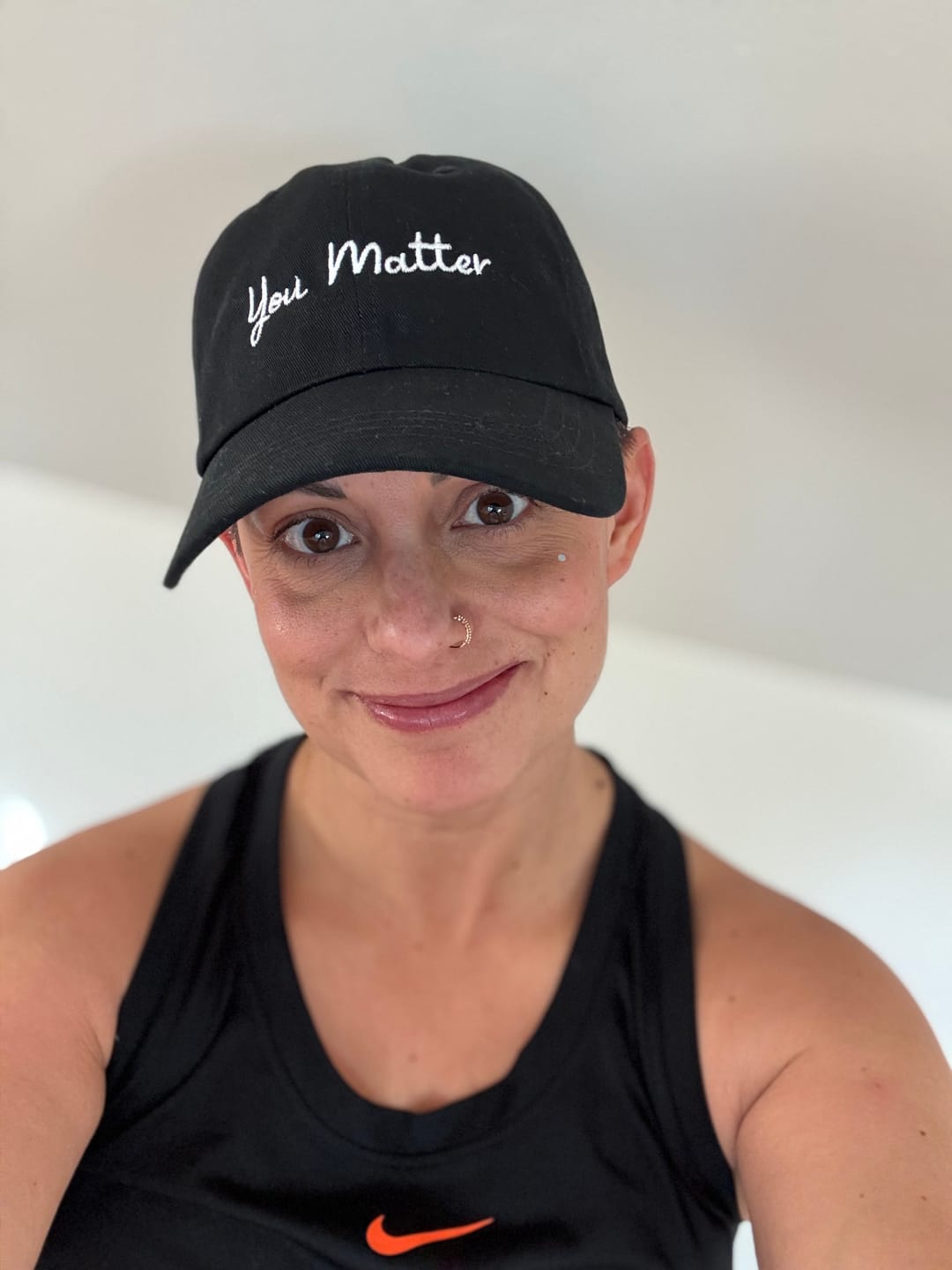 Customer photo review of You Matter Hat