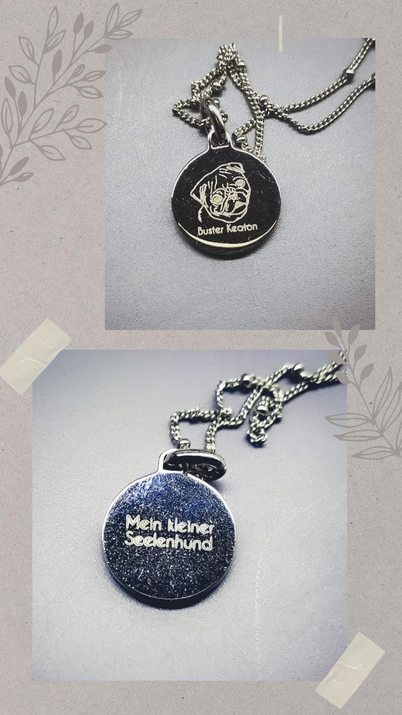 Customer photo review of Rückseitengravur