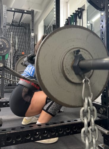 Customer photo review of 7mm Inferno Neoprene Knee Sleeves, Dark Leo - IPF Approved (Pair)