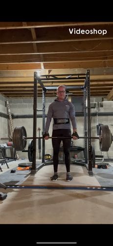 Customer photo review of Heavy Duty Figure Eight Lifting Straps - Cotton