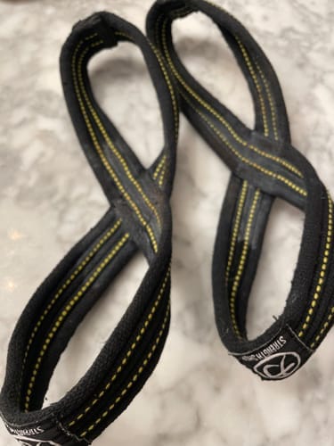 Customer photo review of Heavy Duty Figure Eight Lifting Straps - Cotton