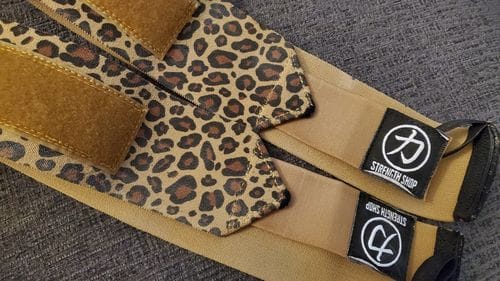 Customer photo review of Medium Wrist Wraps, Leopard print - IPF Approved, 30cm/60cm