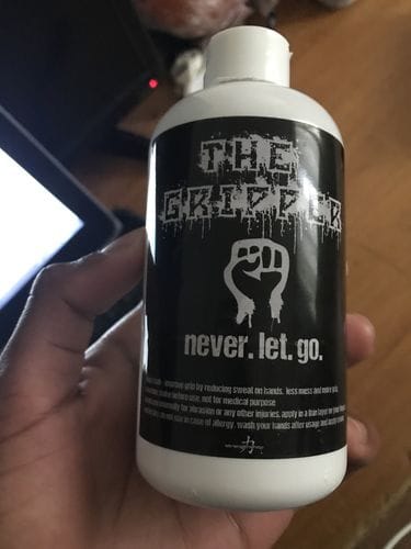 Customer photo review of The Gripper Liquid Chalk - 250ML