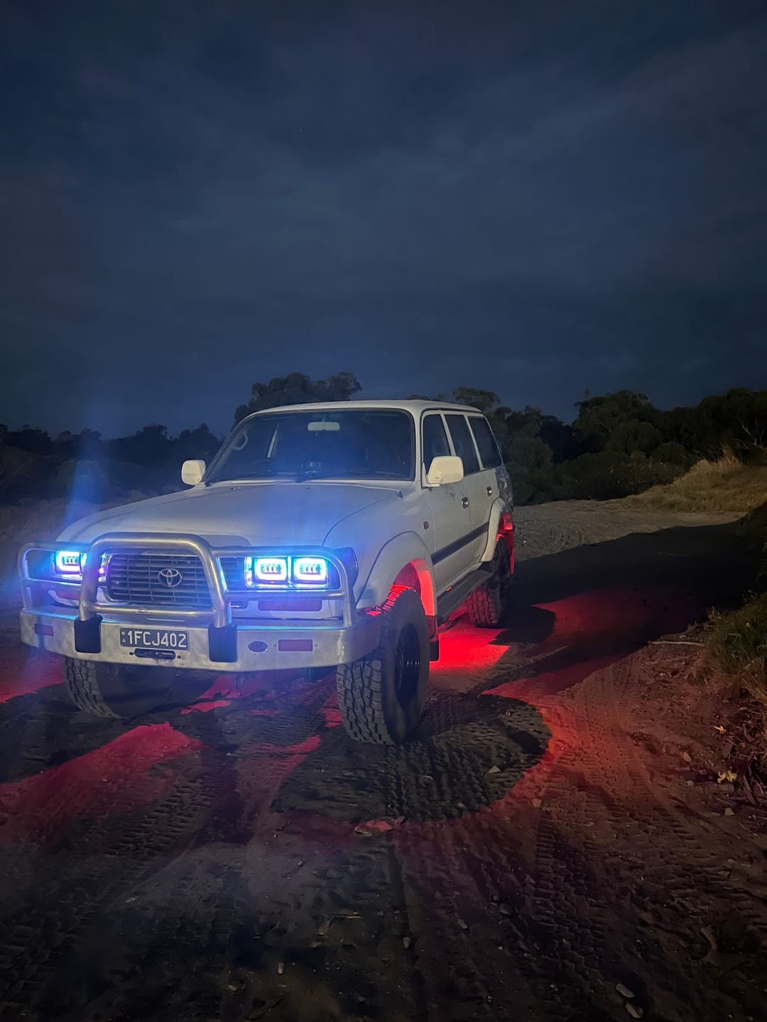 Customer photo review of 4X6" LED Colour Chasing Headlights