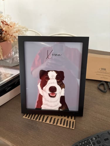 Customer photo review of Detailed Pet Portrait