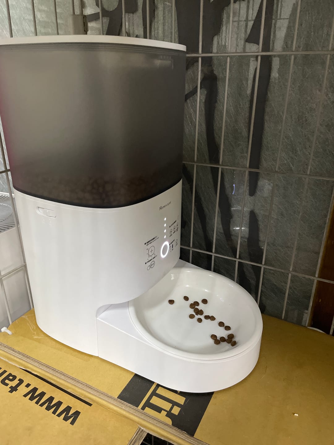 Customer photo review of 霍曼寵物餵食器