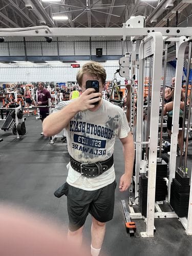 Customer photo review of Double Prong Belt, All Black, 10MM - IPF Approved