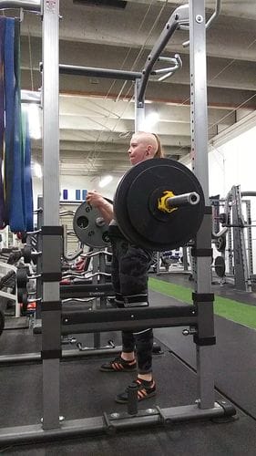 Customer photo review of Triple Ply Knee Sleeves
