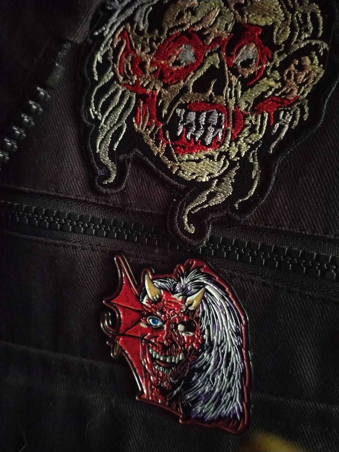 Customer photo review of Iron Maiden - Purgatory - Pin