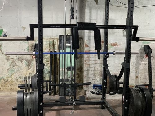 Customer photo review of Riot Olympic Safety Squat Bar