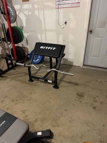 Customer photo review of RitFit PCB01 Preacher Curl Bench