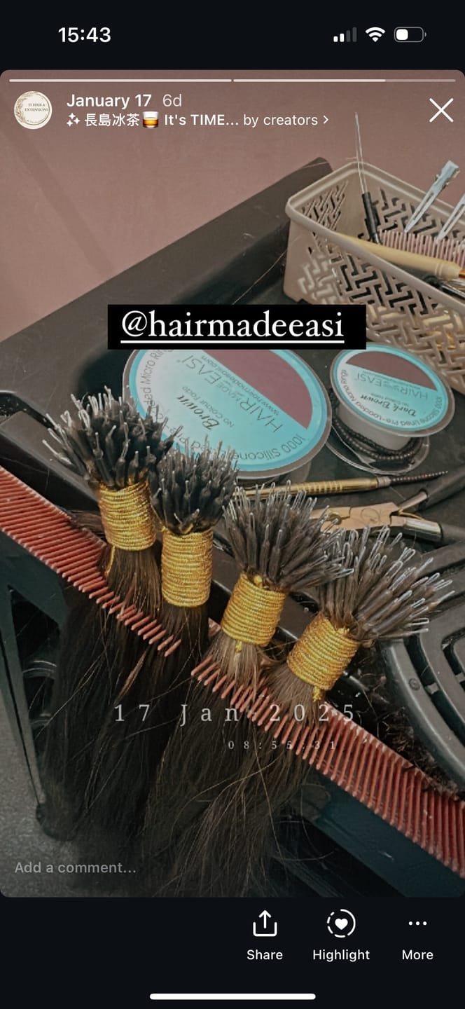 Customer photo review of Silicone Lined Pre-Loaded Micro Rings (1000)