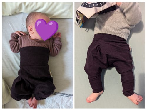 Customer photo review of Upcycling Merino Mitwachshose