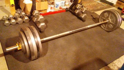 Customer photo review of Bastard Deadlift Bar - Black Chrome Shaft