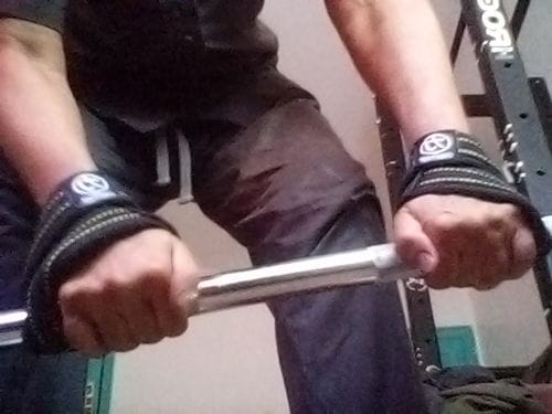 Customer photo review of Heavy Duty Figure Eight Lifting Straps - Cotton