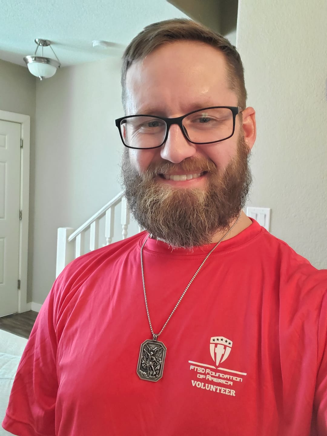Customer photo review of FREE Today: Classic Style St. Michael the Archangel Protection Stainless Steel Pendant Necklace