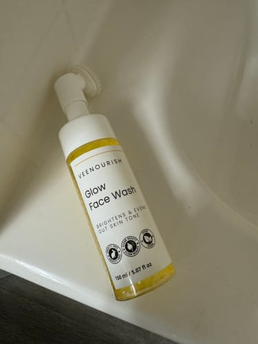 Customer photo review of Aloe, Turmeric & Kojic Acid Face Wash